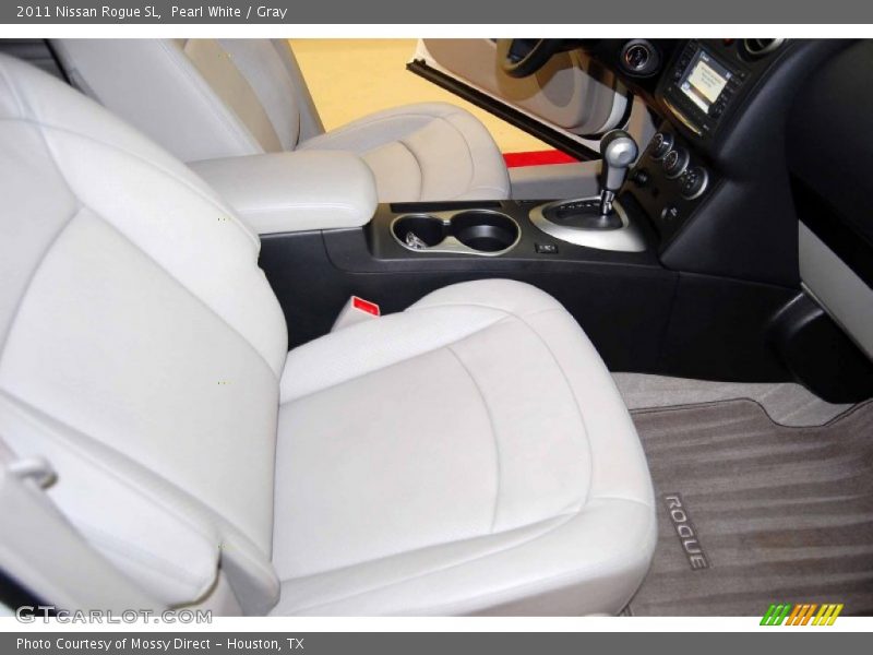Pearl White / Gray 2011 Nissan Rogue SL