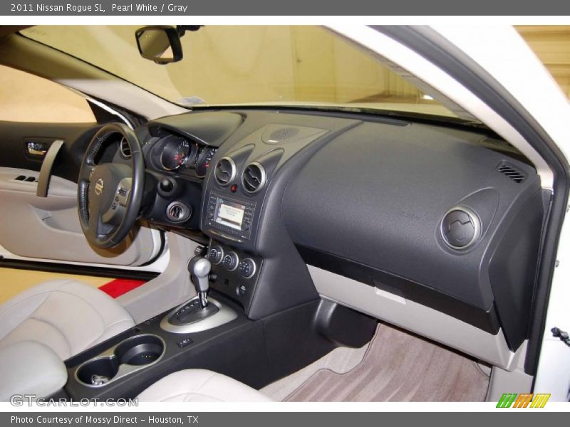 Pearl White / Gray 2011 Nissan Rogue SL