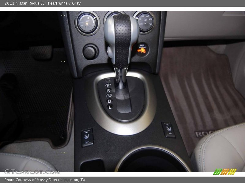 Pearl White / Gray 2011 Nissan Rogue SL