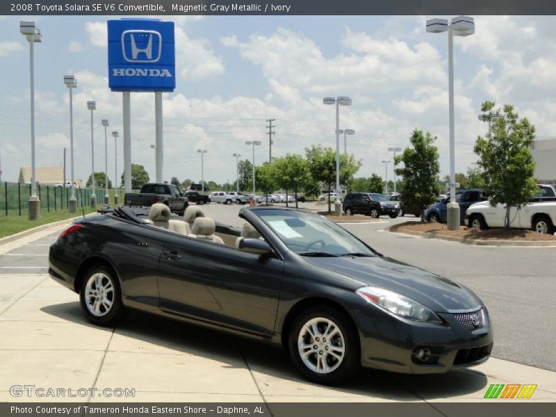 Magnetic Gray Metallic / Ivory 2008 Toyota Solara SE V6 Convertible