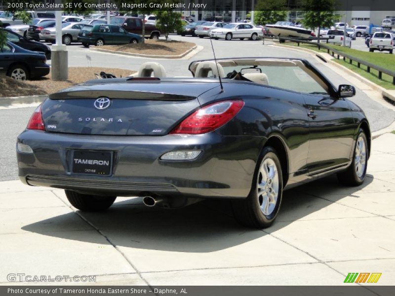 Magnetic Gray Metallic / Ivory 2008 Toyota Solara SE V6 Convertible