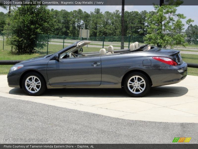 Magnetic Gray Metallic / Ivory 2008 Toyota Solara SE V6 Convertible