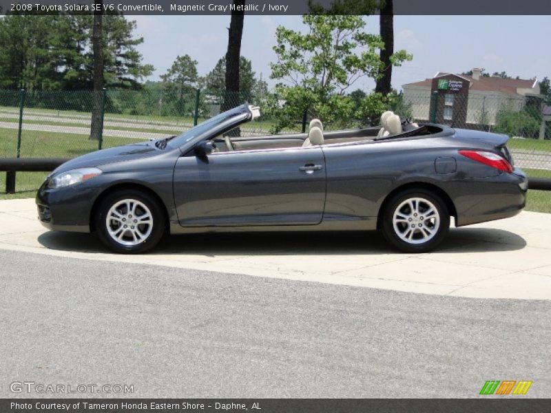 Magnetic Gray Metallic / Ivory 2008 Toyota Solara SE V6 Convertible