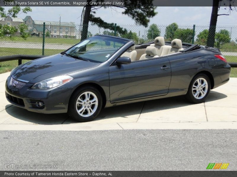 Magnetic Gray Metallic / Ivory 2008 Toyota Solara SE V6 Convertible