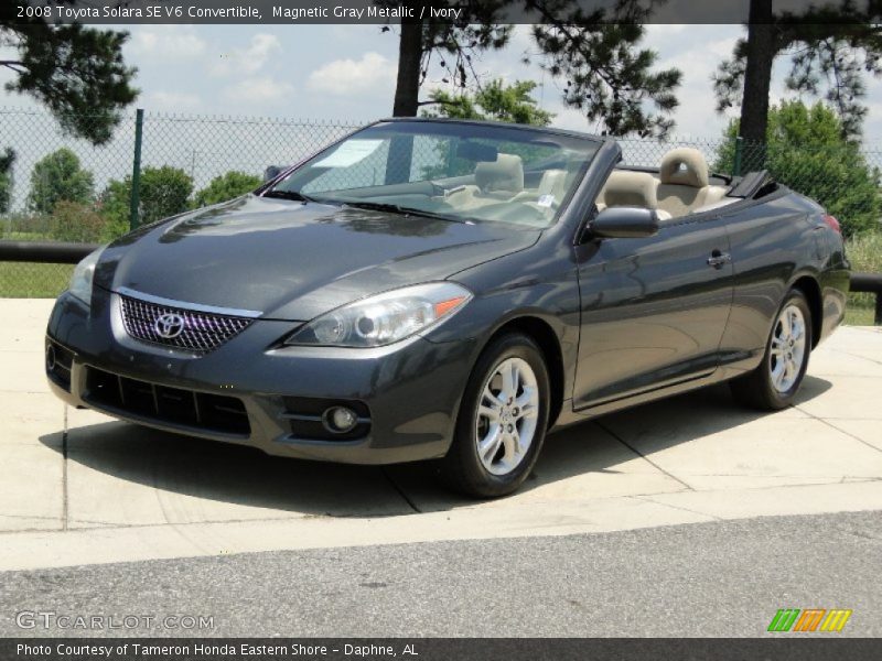 Magnetic Gray Metallic / Ivory 2008 Toyota Solara SE V6 Convertible