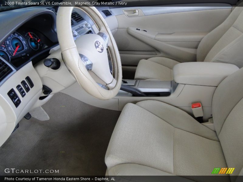 Magnetic Gray Metallic / Ivory 2008 Toyota Solara SE V6 Convertible