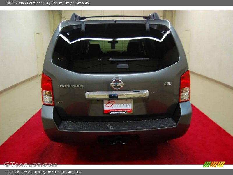 Storm Gray / Graphite 2008 Nissan Pathfinder LE