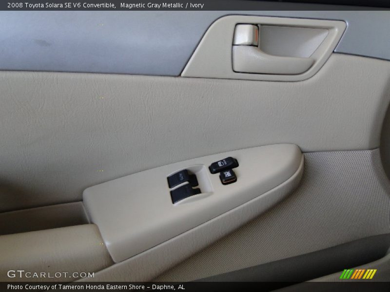 Magnetic Gray Metallic / Ivory 2008 Toyota Solara SE V6 Convertible