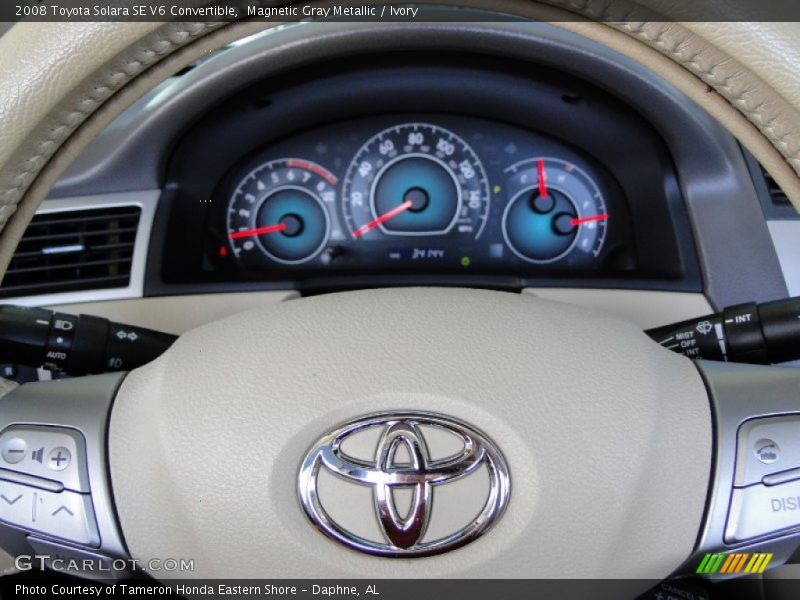 Magnetic Gray Metallic / Ivory 2008 Toyota Solara SE V6 Convertible