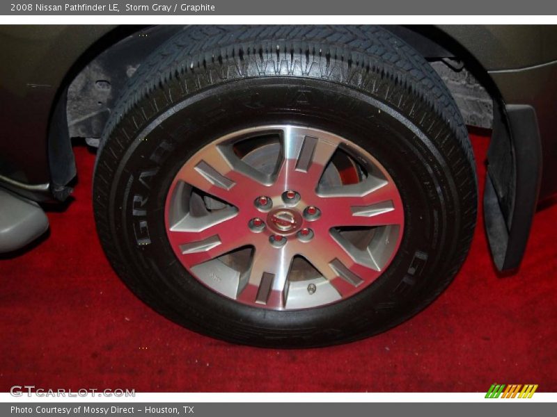 Storm Gray / Graphite 2008 Nissan Pathfinder LE