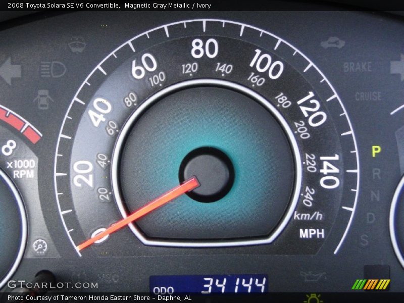Magnetic Gray Metallic / Ivory 2008 Toyota Solara SE V6 Convertible