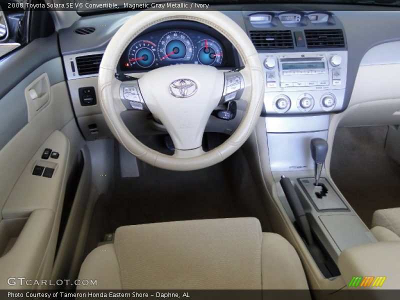 Magnetic Gray Metallic / Ivory 2008 Toyota Solara SE V6 Convertible