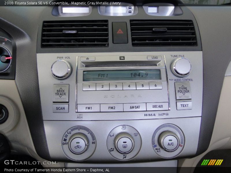 Magnetic Gray Metallic / Ivory 2008 Toyota Solara SE V6 Convertible