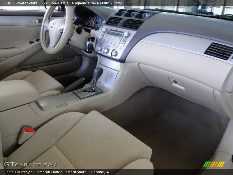 Magnetic Gray Metallic / Ivory 2008 Toyota Solara SE V6 Convertible