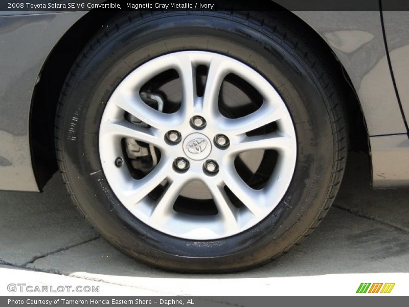 Magnetic Gray Metallic / Ivory 2008 Toyota Solara SE V6 Convertible