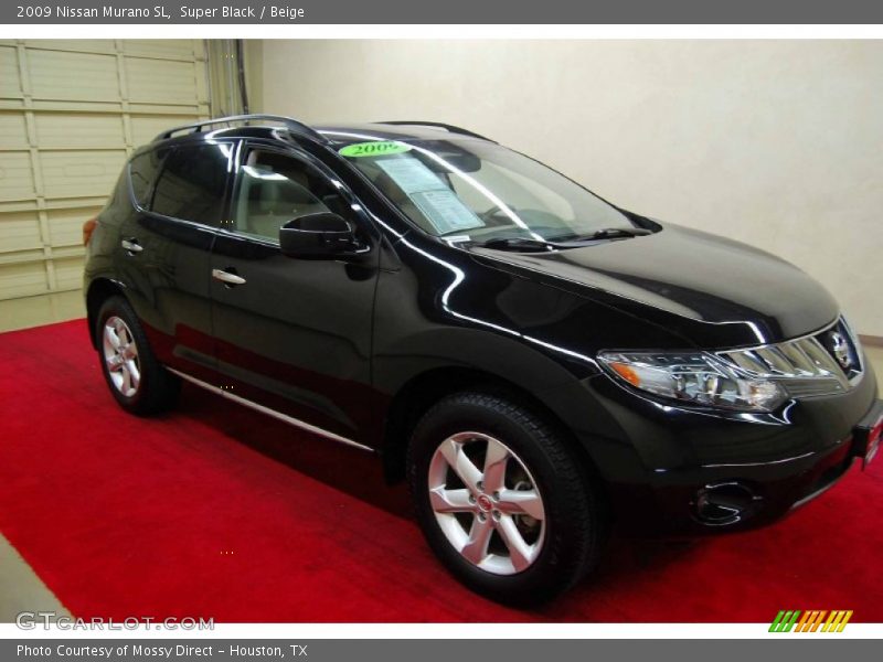 Super Black / Beige 2009 Nissan Murano SL