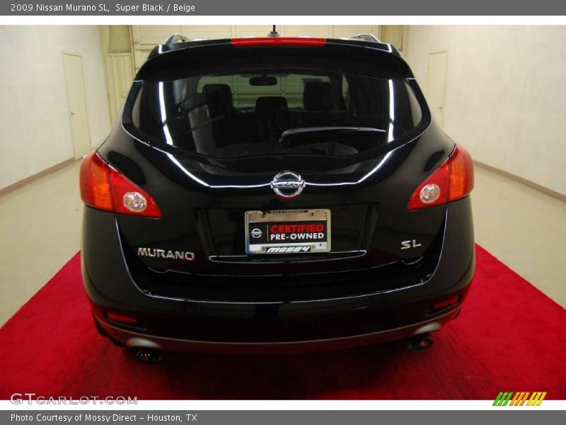 Super Black / Beige 2009 Nissan Murano SL