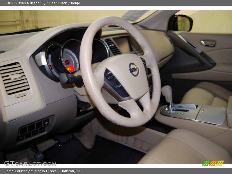 Super Black / Beige 2009 Nissan Murano SL