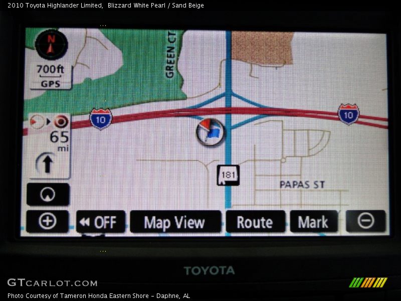 Blizzard White Pearl / Sand Beige 2010 Toyota Highlander Limited