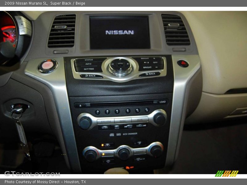 Super Black / Beige 2009 Nissan Murano SL