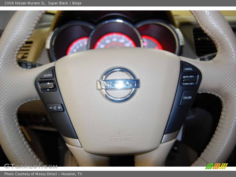 Super Black / Beige 2009 Nissan Murano SL