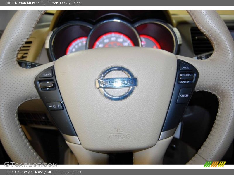 Super Black / Beige 2009 Nissan Murano SL