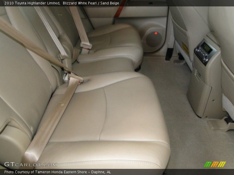Blizzard White Pearl / Sand Beige 2010 Toyota Highlander Limited