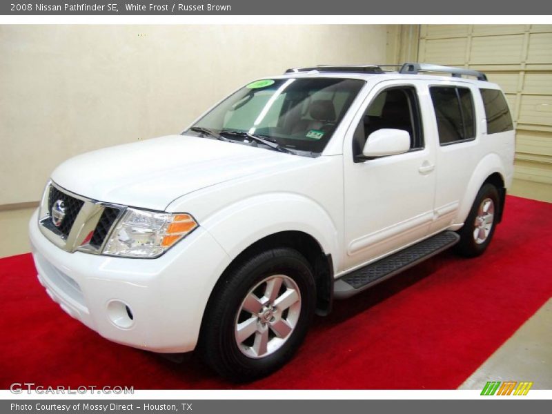 White Frost / Russet Brown 2008 Nissan Pathfinder SE