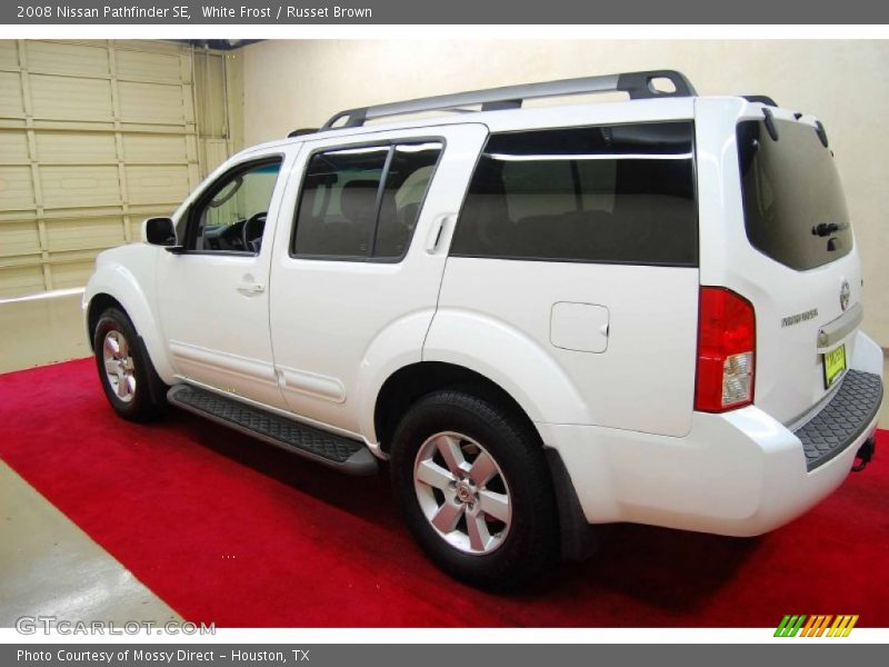 White Frost / Russet Brown 2008 Nissan Pathfinder SE