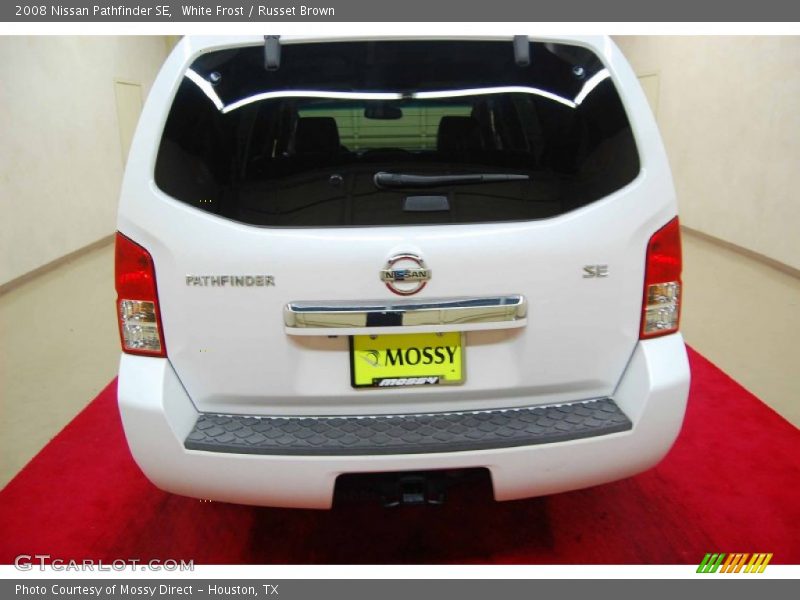 White Frost / Russet Brown 2008 Nissan Pathfinder SE