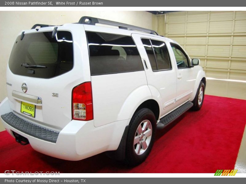 White Frost / Russet Brown 2008 Nissan Pathfinder SE