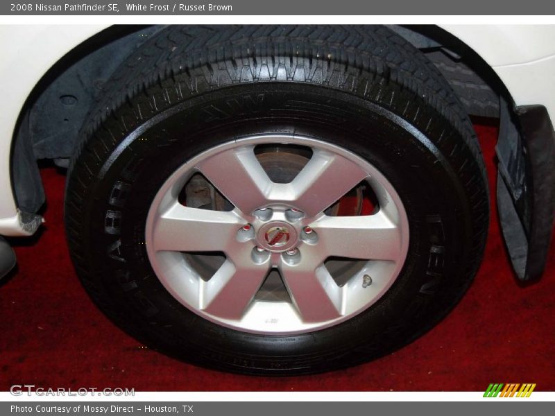 White Frost / Russet Brown 2008 Nissan Pathfinder SE