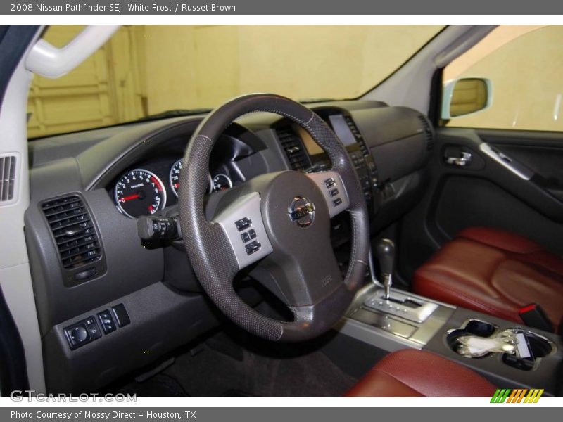 White Frost / Russet Brown 2008 Nissan Pathfinder SE