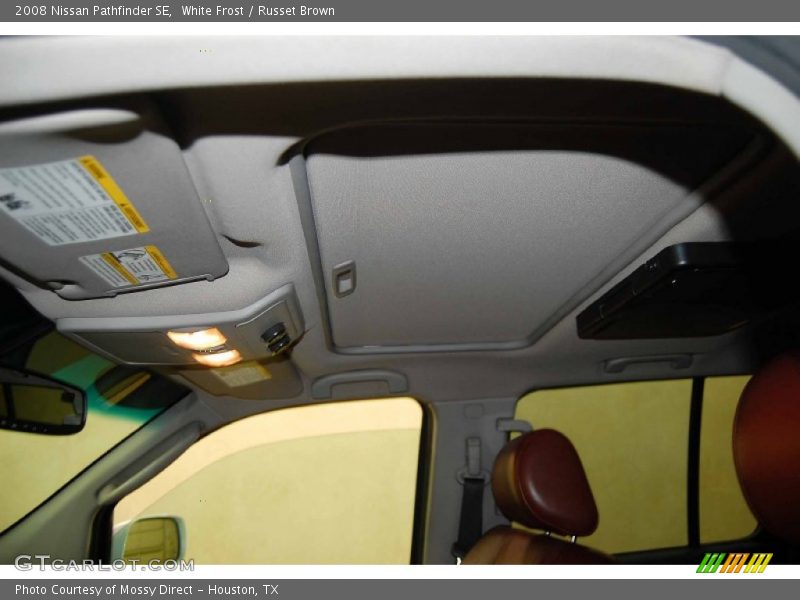 White Frost / Russet Brown 2008 Nissan Pathfinder SE