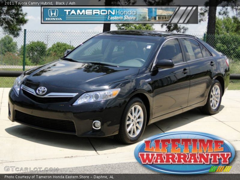 Black / Ash 2011 Toyota Camry Hybrid