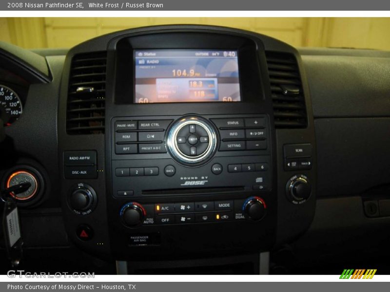 White Frost / Russet Brown 2008 Nissan Pathfinder SE