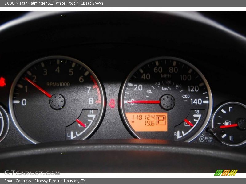 White Frost / Russet Brown 2008 Nissan Pathfinder SE