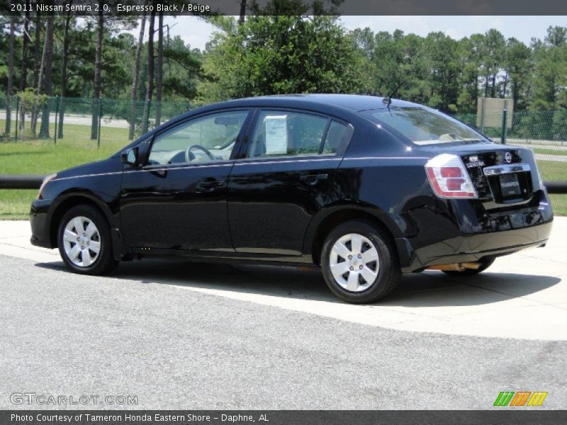 Espresso Black / Beige 2011 Nissan Sentra 2.0