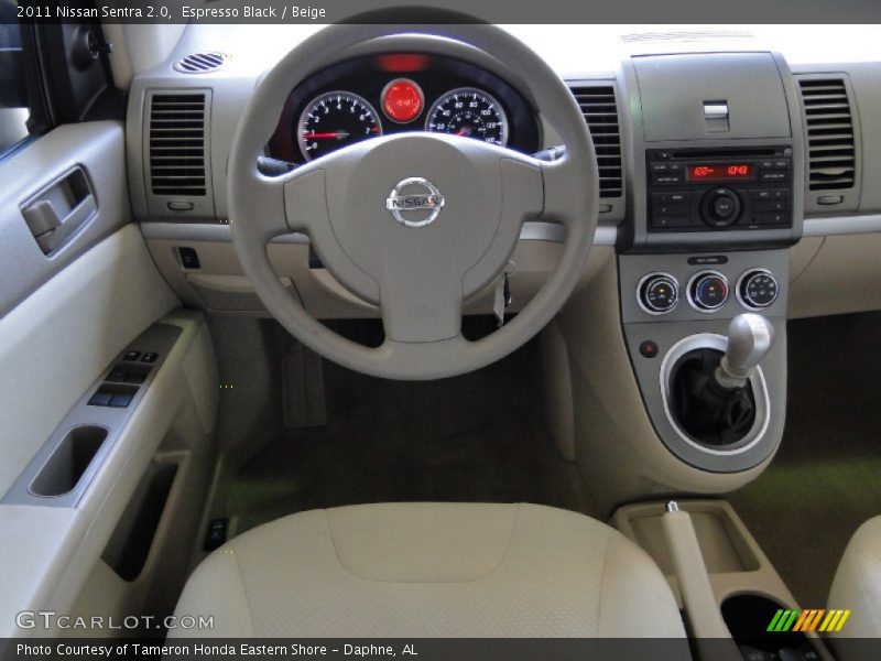 Espresso Black / Beige 2011 Nissan Sentra 2.0