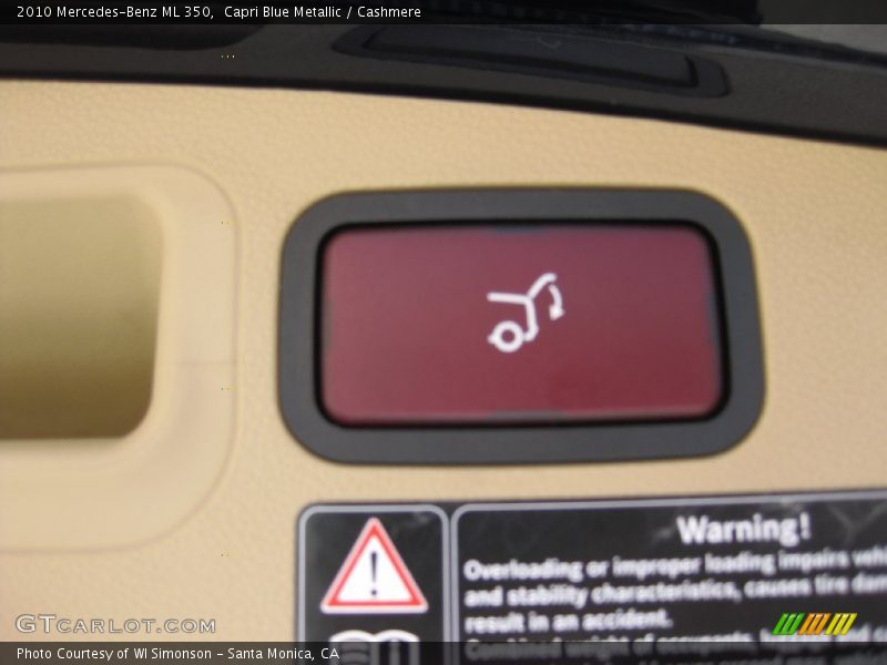 Capri Blue Metallic / Cashmere 2010 Mercedes-Benz ML 350