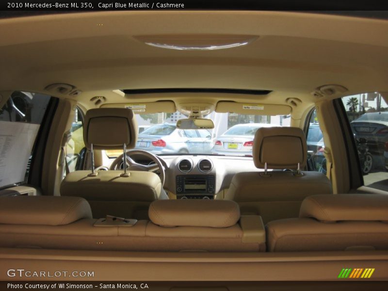 Capri Blue Metallic / Cashmere 2010 Mercedes-Benz ML 350
