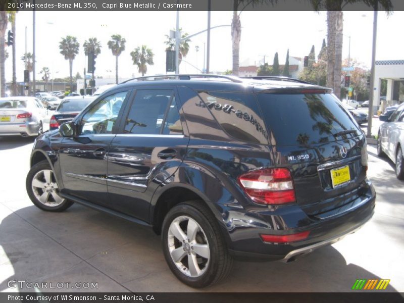 Capri Blue Metallic / Cashmere 2010 Mercedes-Benz ML 350