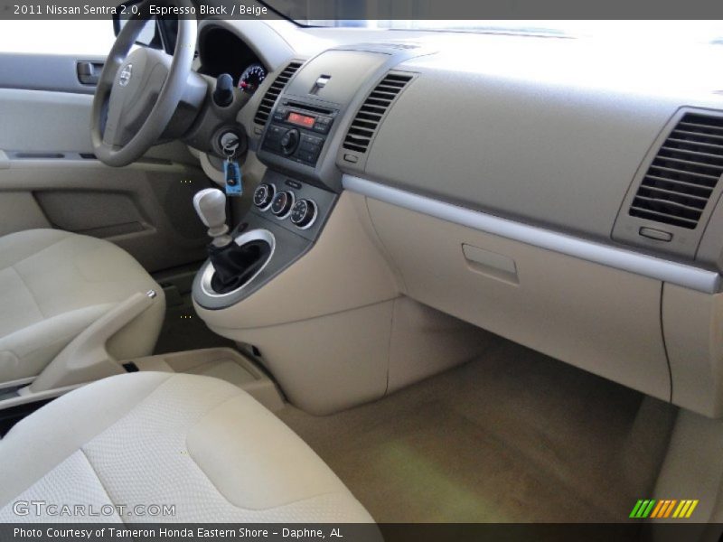 Espresso Black / Beige 2011 Nissan Sentra 2.0