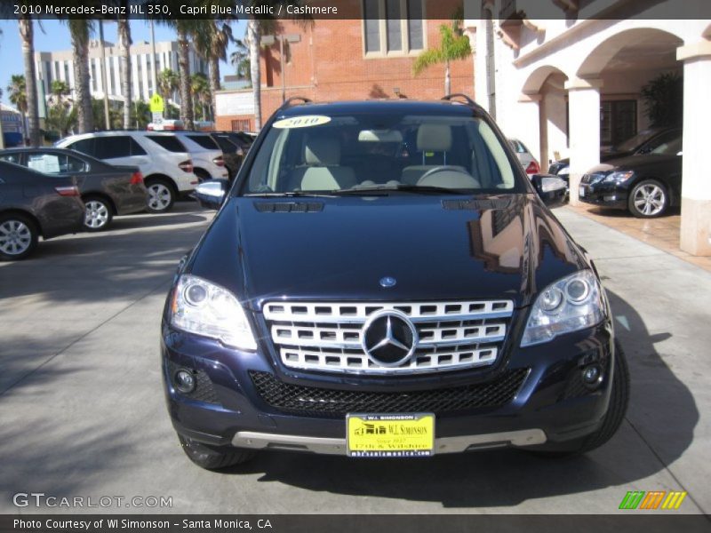 Capri Blue Metallic / Cashmere 2010 Mercedes-Benz ML 350