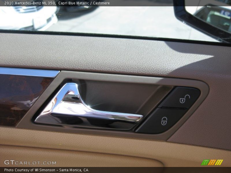 Capri Blue Metallic / Cashmere 2010 Mercedes-Benz ML 350