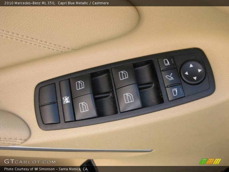 Capri Blue Metallic / Cashmere 2010 Mercedes-Benz ML 350