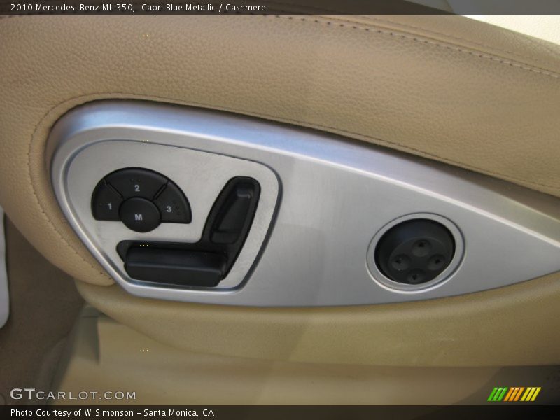 Capri Blue Metallic / Cashmere 2010 Mercedes-Benz ML 350
