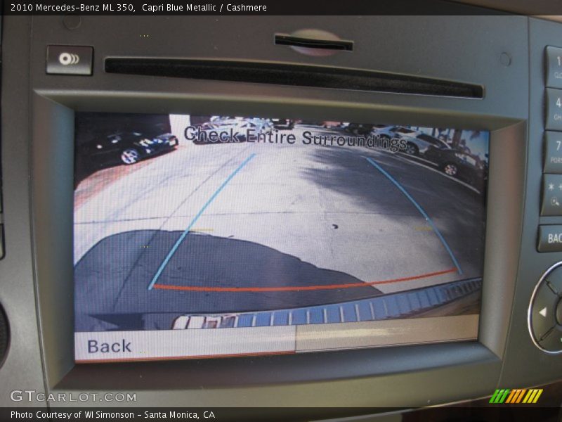 Capri Blue Metallic / Cashmere 2010 Mercedes-Benz ML 350
