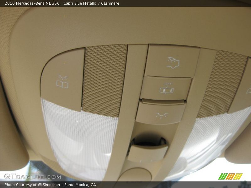 Capri Blue Metallic / Cashmere 2010 Mercedes-Benz ML 350