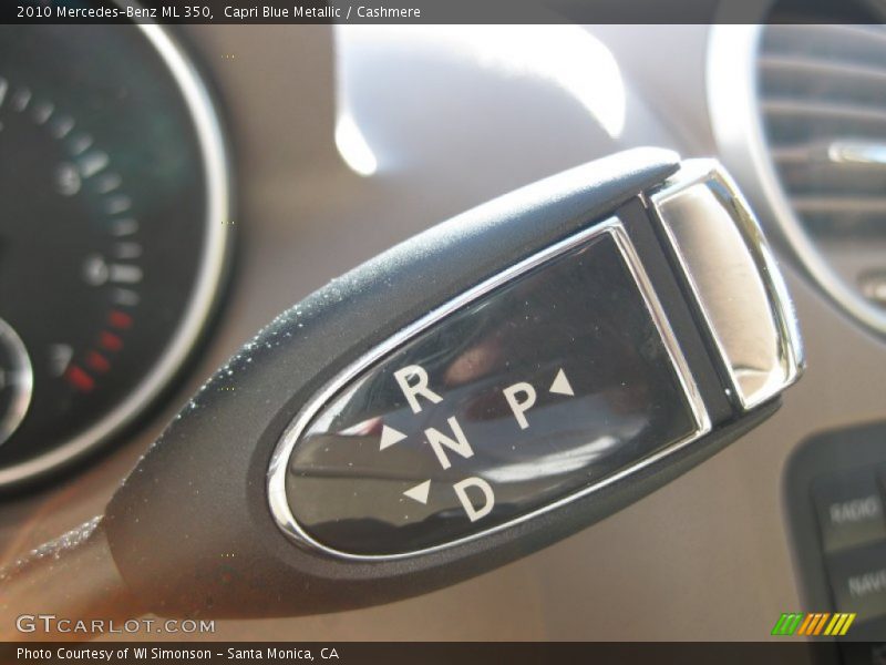 Capri Blue Metallic / Cashmere 2010 Mercedes-Benz ML 350